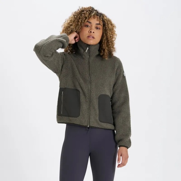 VUORI• Womens Alpine Sherpa Jacket• Pocketed Full Zip•Oregano•LIKE NEW• XL / 10 - Picture 1 of 16